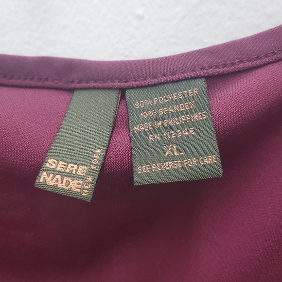 Sere Nade XL Drawstring Ruched Y2K Top Adjustable Ties - Picture 5 of 10